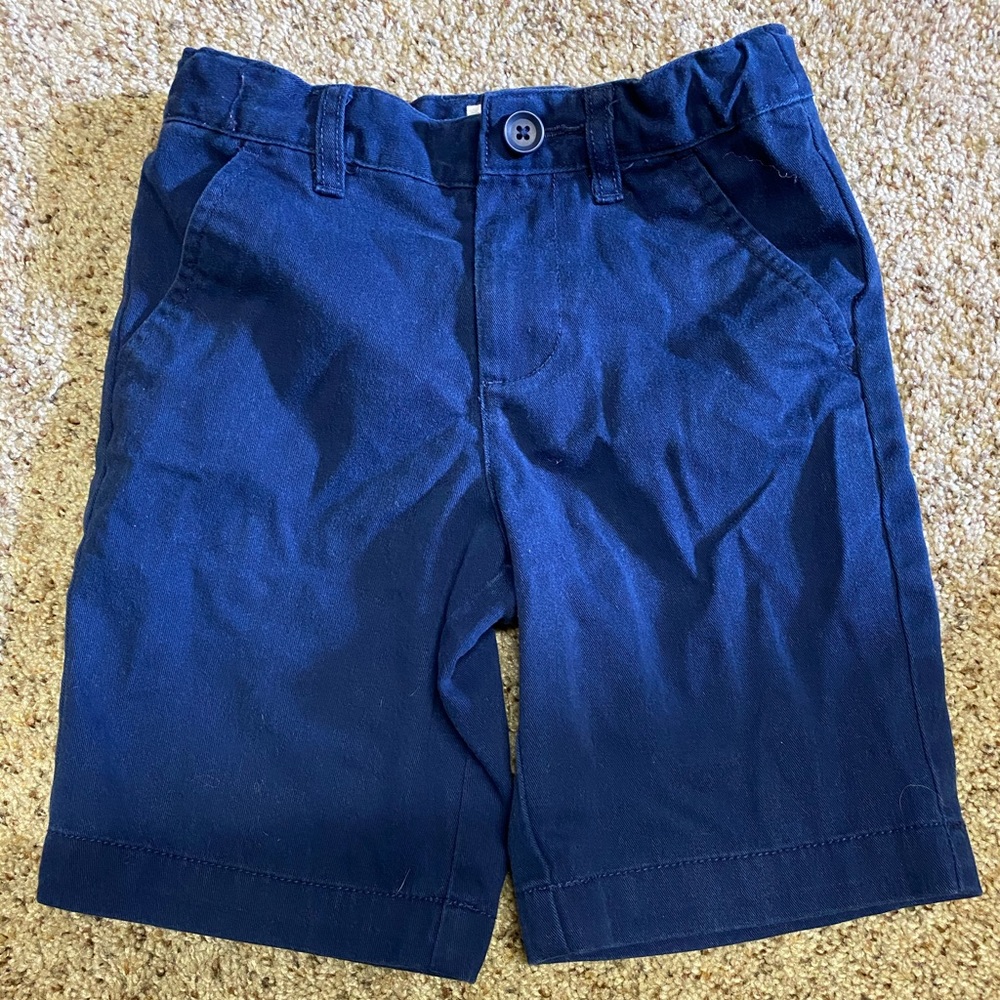 3/$12 Cat & Jack Navy Uniform Shorts